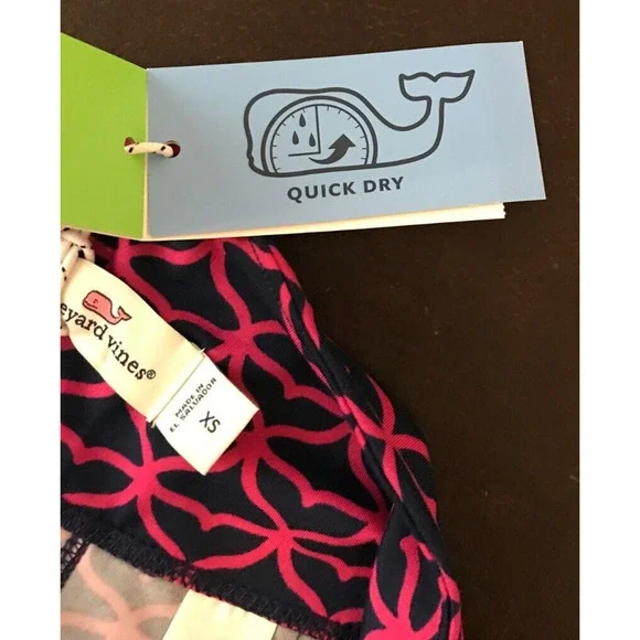 Vineyard Vines Whale Tail Around Town Patterned Leggings - Size EX Small - NWT - Picture 13 of 13
